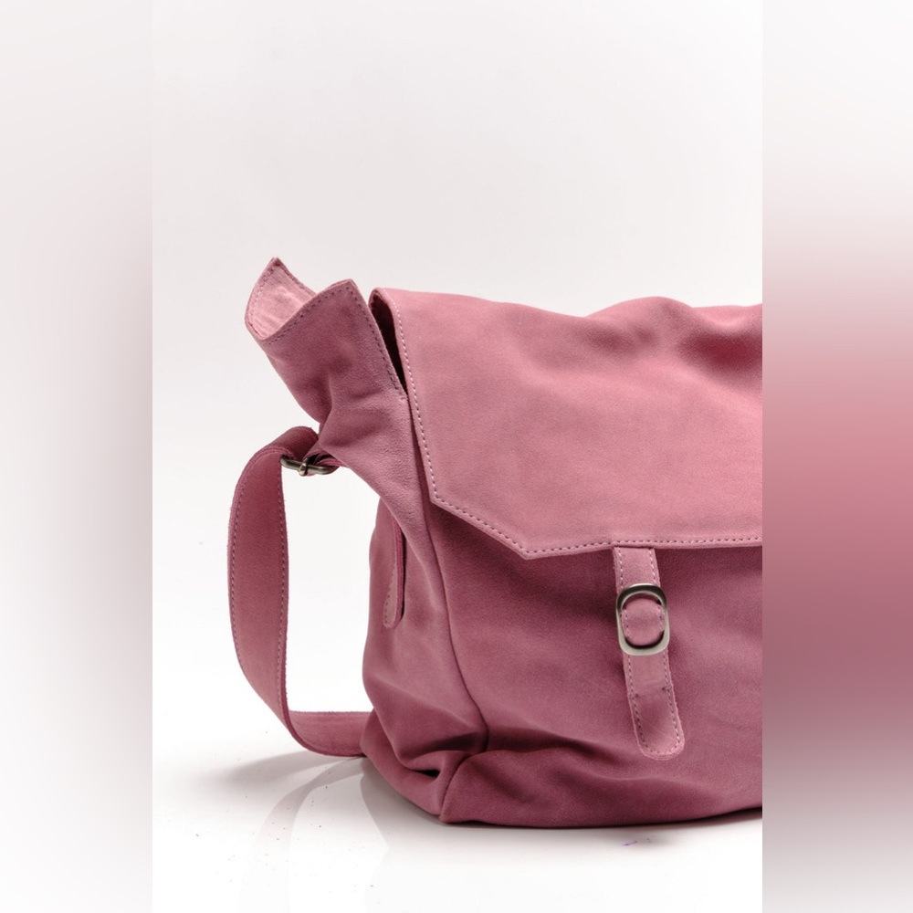 NWT! Free People Zahara Suede Messenger Bag - Picture 7 of 15